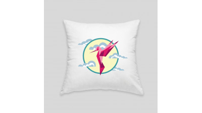 Hummingbird cushion